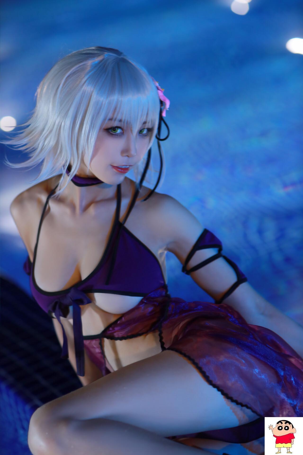 Cosplay [アクアエリア] ジャンヌ・ダルク(オルタ) 水着Ver (FateGrand Order) (42P)